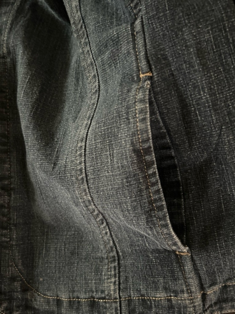 Christopher & Banks women’s dark denim jacket size XL - Picture 4 of 7